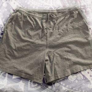 Gray gym shorts